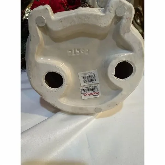 Vintage White Porcelain Happy Buddha Statue - Picture 7 of 7